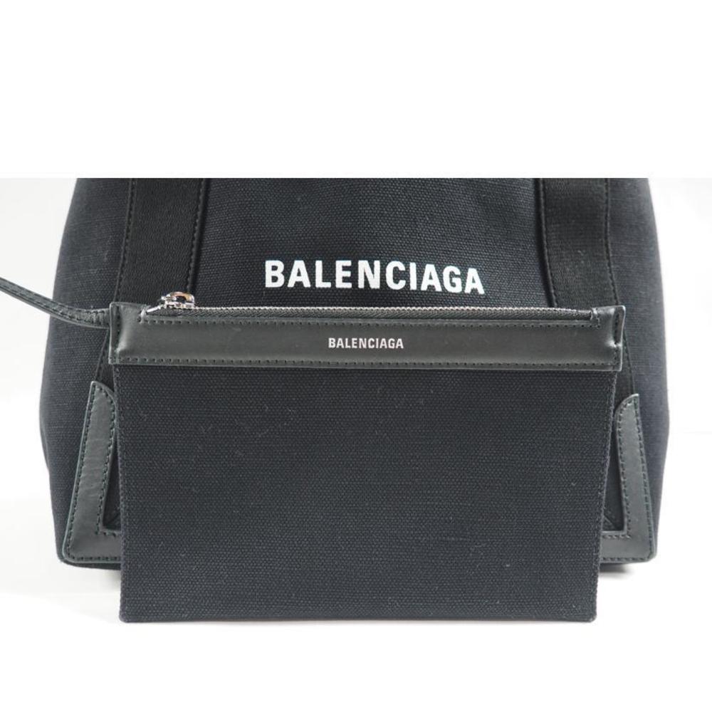 Balenciaga Canvas Solid Handbag Black - image 6